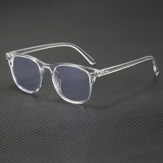 Gafas transparentes cuadradas