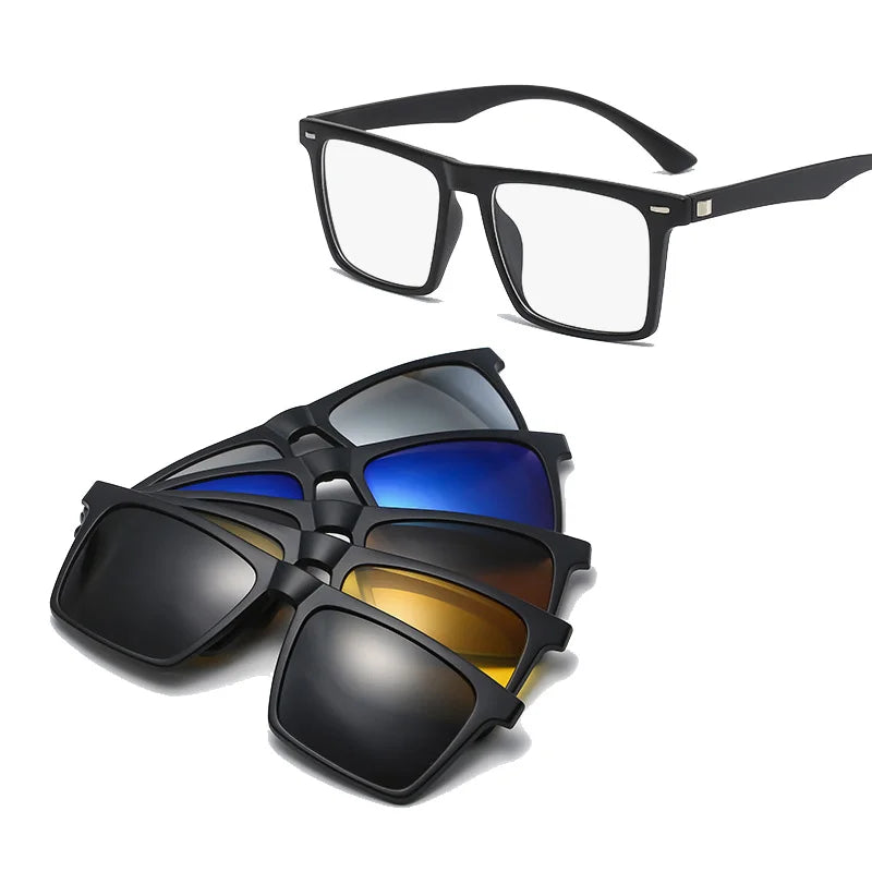 Lunettes magnétiques avec 5 verres
