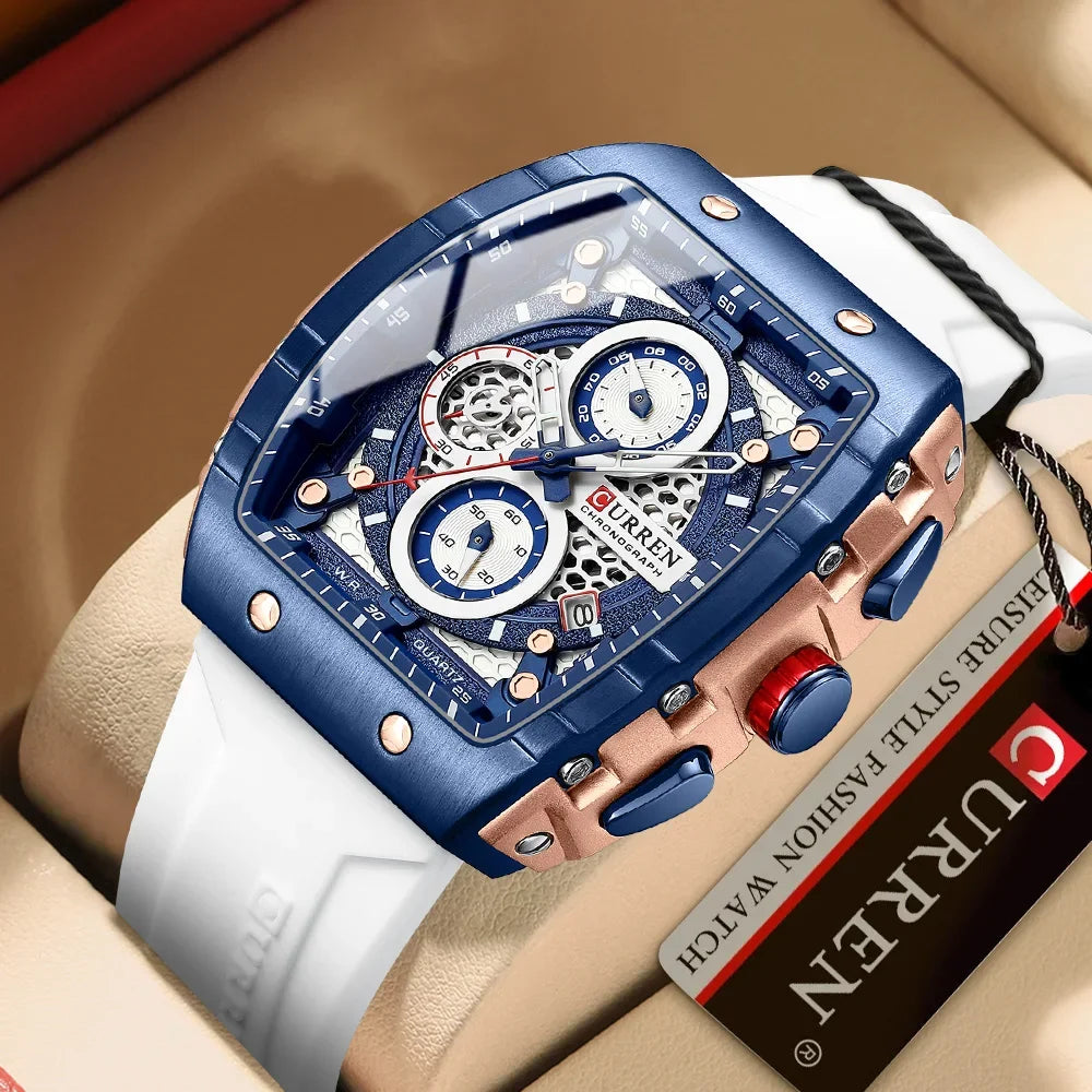 Chronographe à boîtier carré