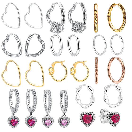 Aros con corazones