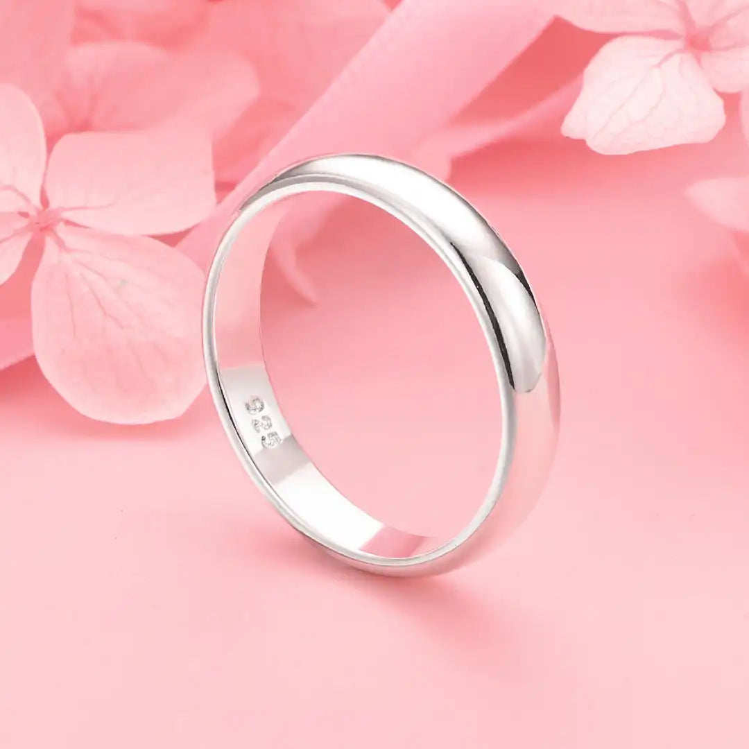Anillo liso pulido