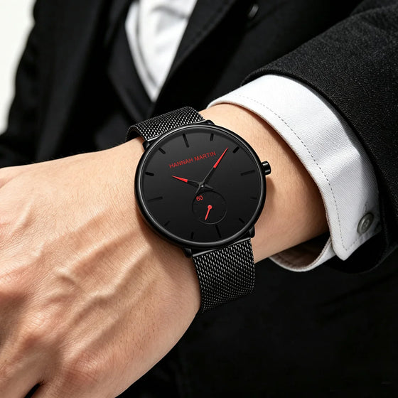 Reloj de malla metálica