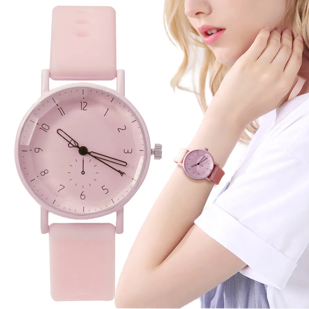 Minimalist dial watch