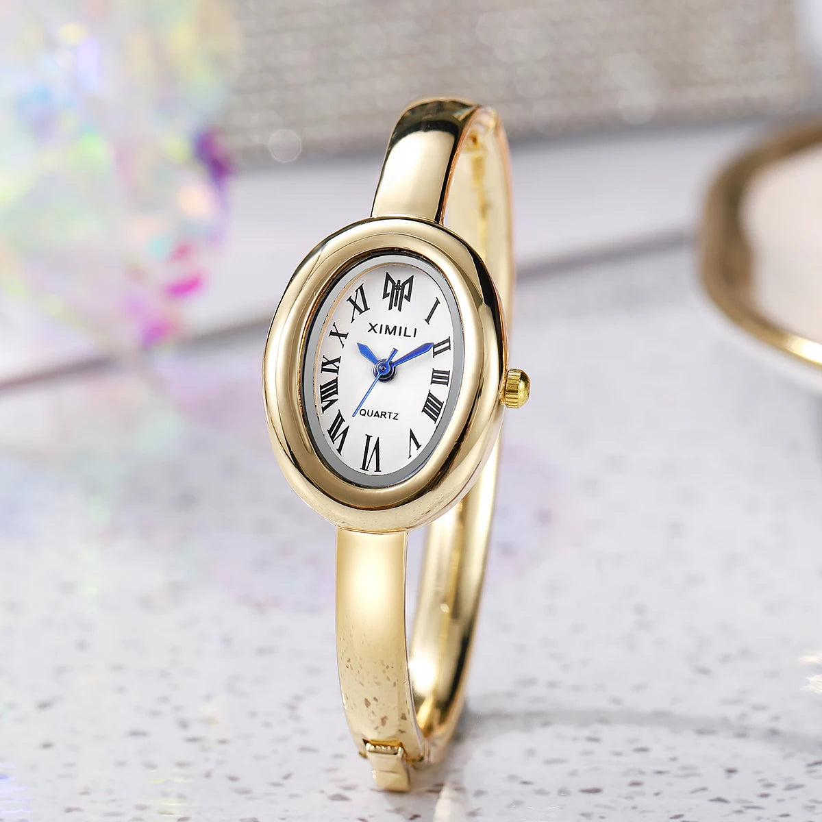 Reloj de cuarzo con correa de acero