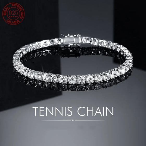 Pulsera de tenis con circonitas