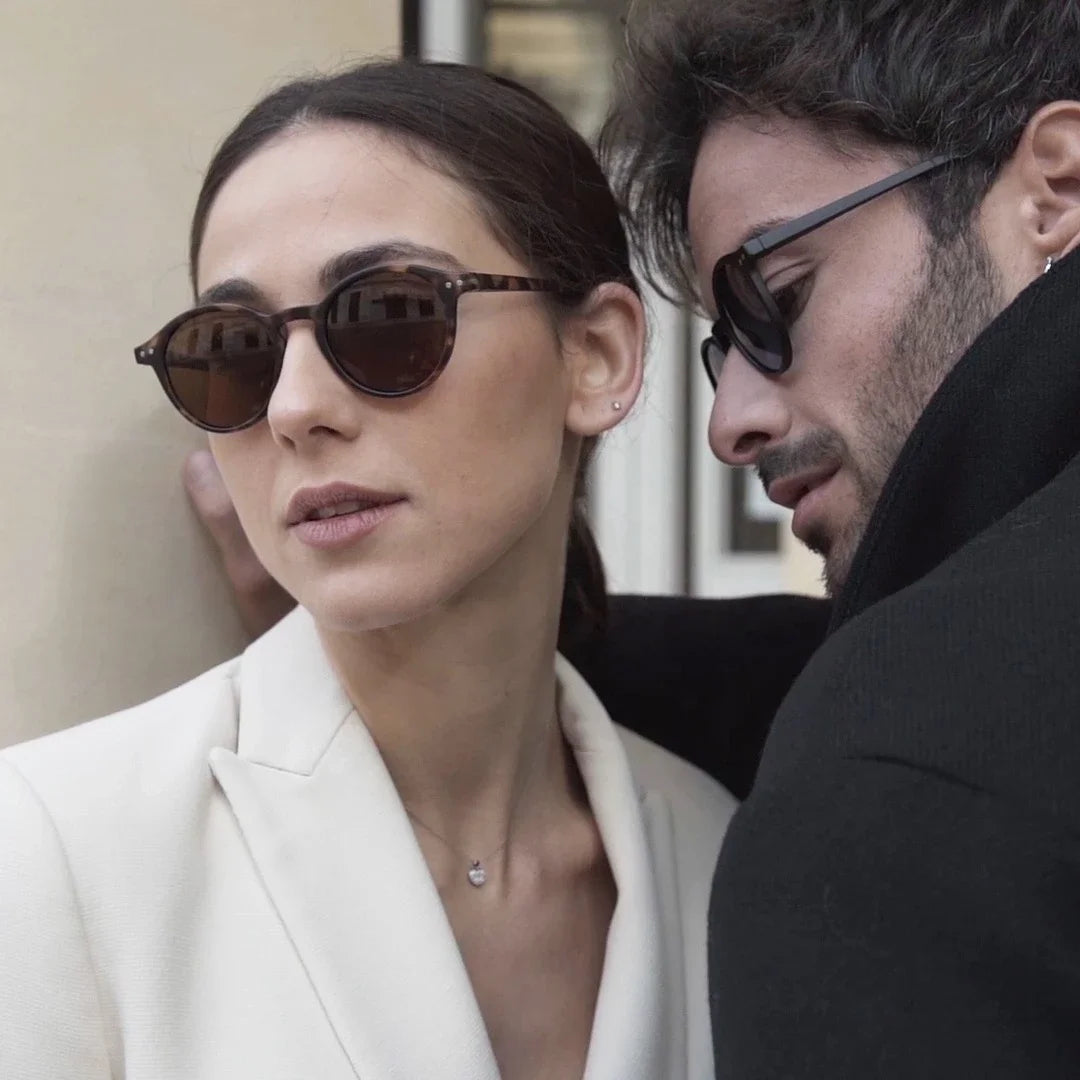 Gafas redondas polarizadas