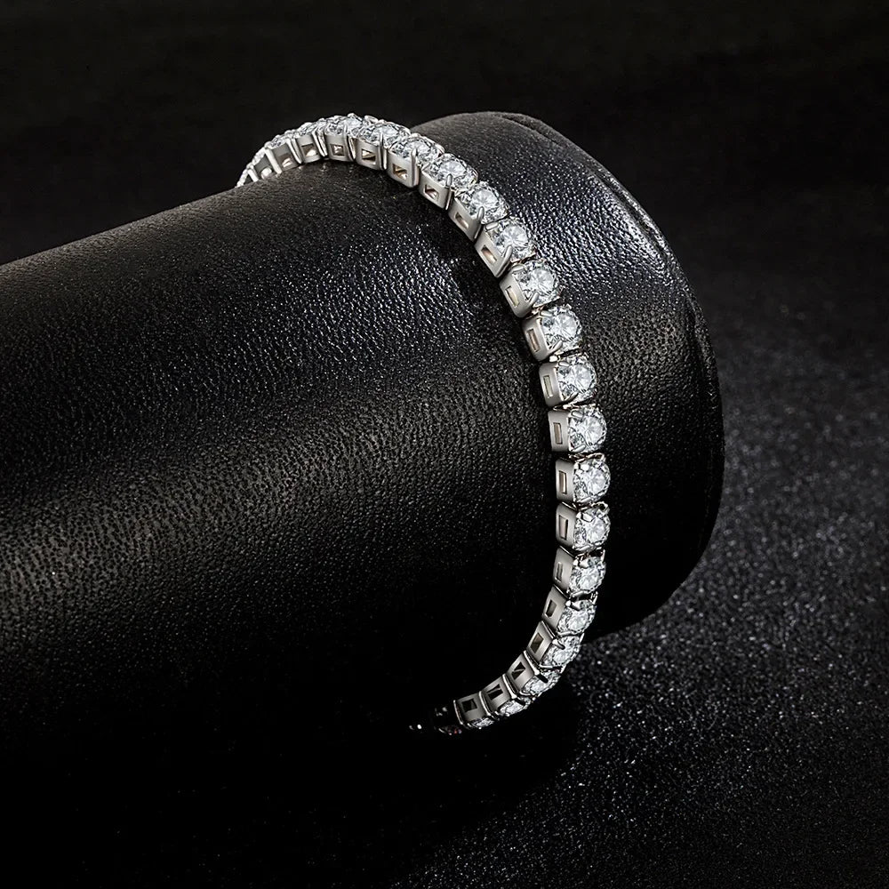 Bracelet tennis en oxydes de zirconium
