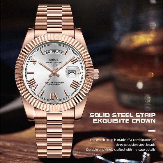 Reloj con día y fecha