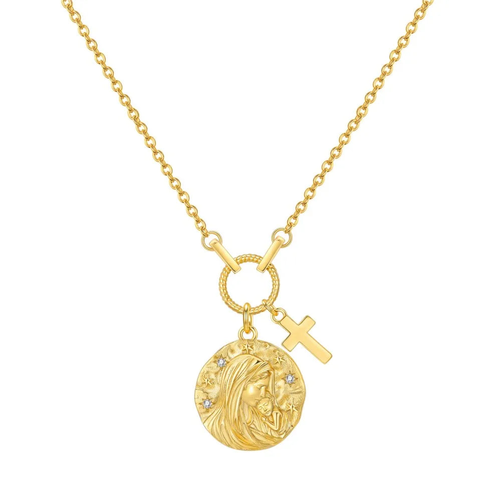 Classic cross necklace
