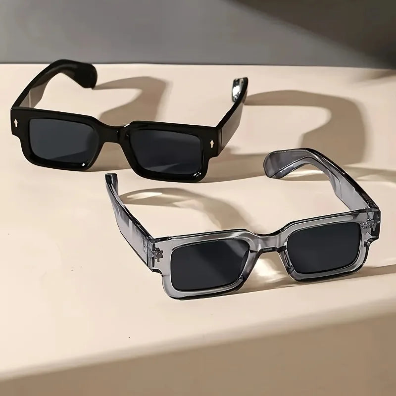 Lunettes de soleil rétro carrées