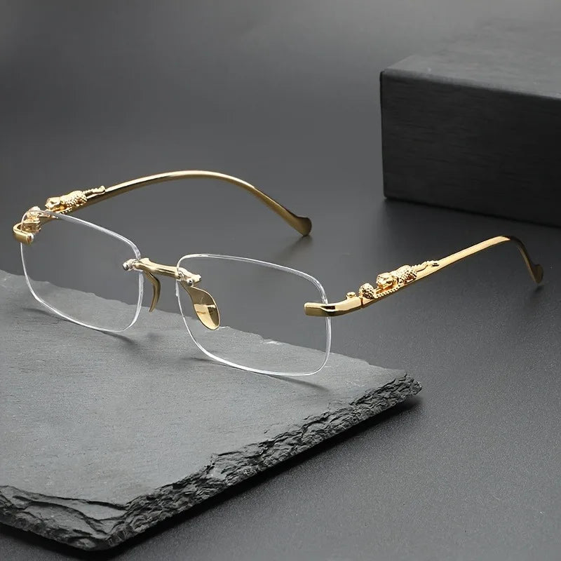 Lunettes de soleil carrées sans monture
